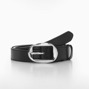 Mango Black/Silver Belt
